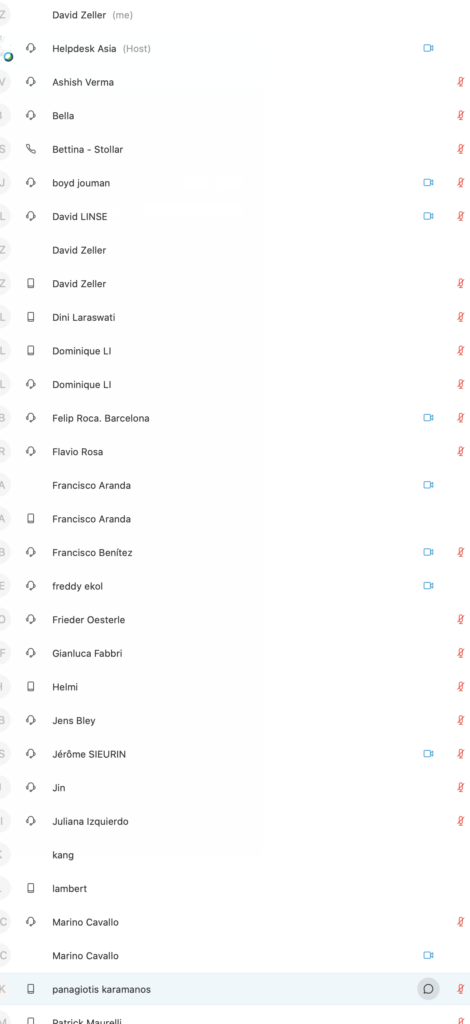 与会专家名单(一)