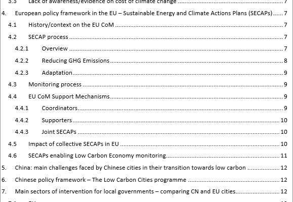 IUC Starts Elaboration of EU-China Low Carbon Cities Study